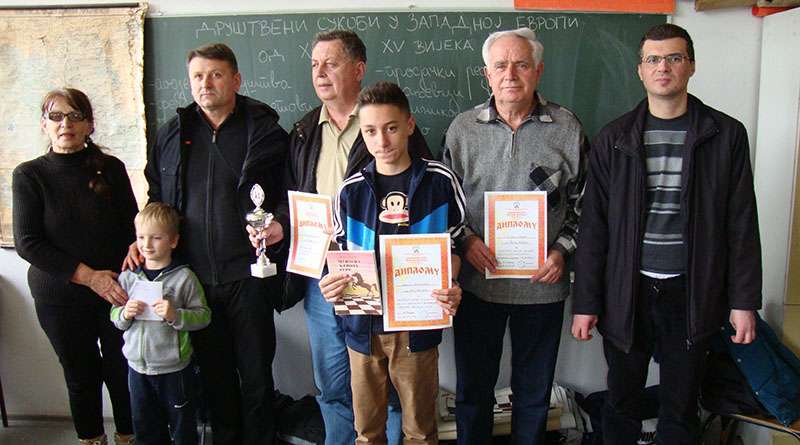 Одржан меморијални шаховски турнир „Миленко Билбија“