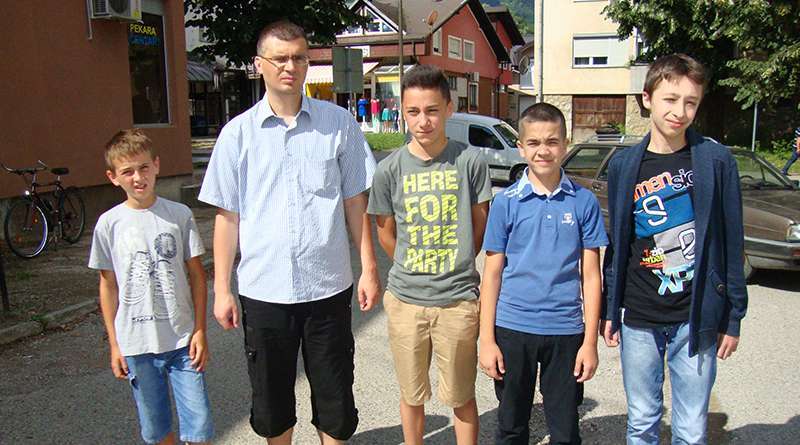 Млади чланови  ШК „Котор Варош“ на Видовданском  турниру