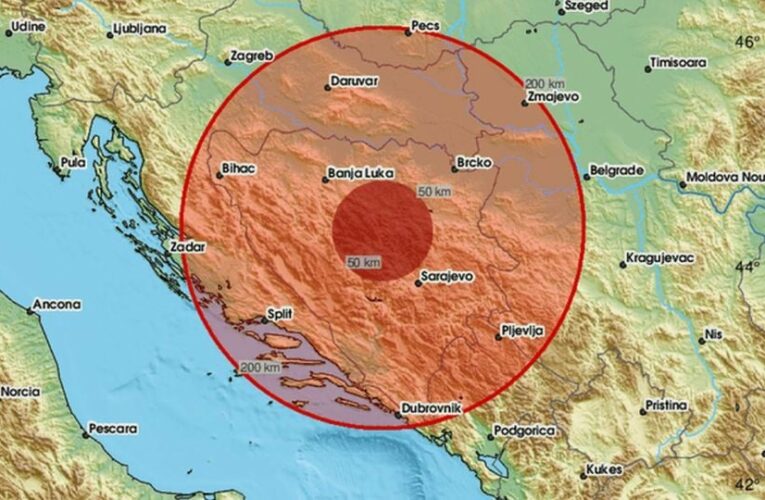 Земљотрес у БиХ; Епицентар у Зеници
