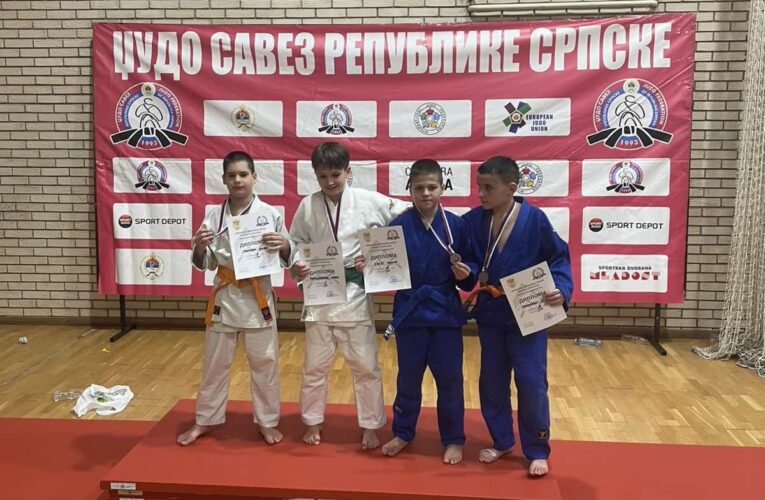 Немања и Ирина освојили медаље, сребро и бронза за младе џудисте Котор Вароша